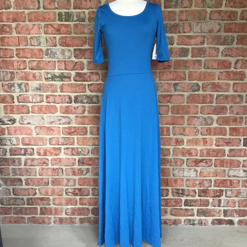 Maxi Dress LuLaRoe Ana Medium & Large Available 💙 New With Tags! Beautiful Blue